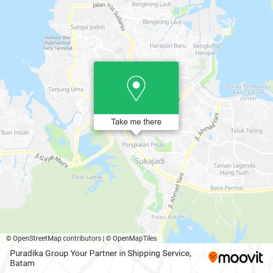 Puradika Group Your Partner in Shipping Service map