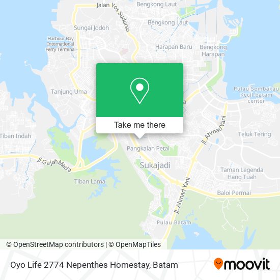 Oyo Life 2774 Nepenthes Homestay map