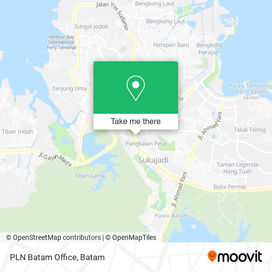 PLN Batam Office map