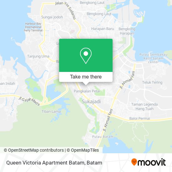 Queen Victoria Apartment Batam map