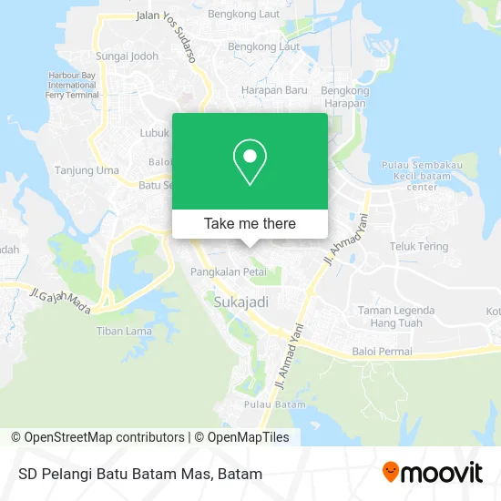 SD Pelangi Batu Batam Mas map