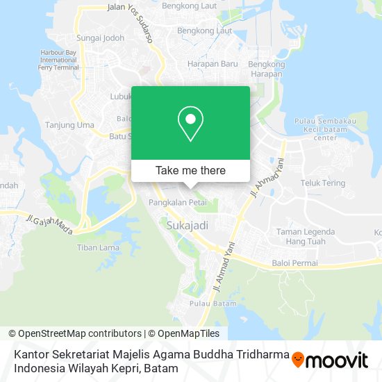 Kantor Sekretariat Majelis Agama Buddha Tridharma Indonesia Wilayah Kepri map