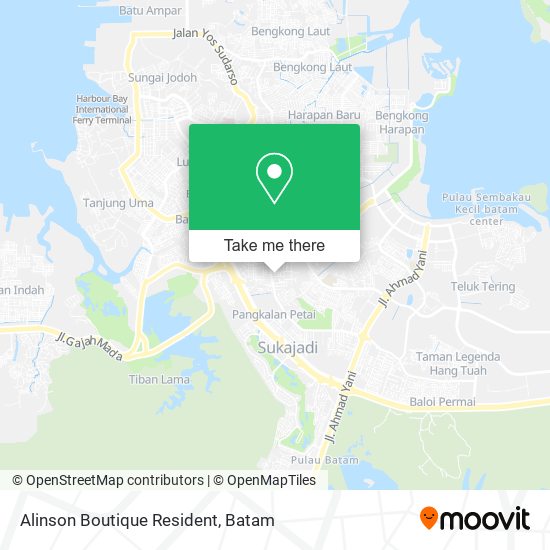Alinson Boutique Resident map