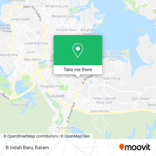 B Indah Baru map