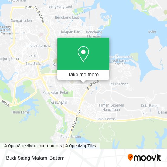 Budi Siang Malam map