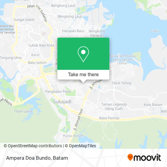 Ampera Doa Bundo map