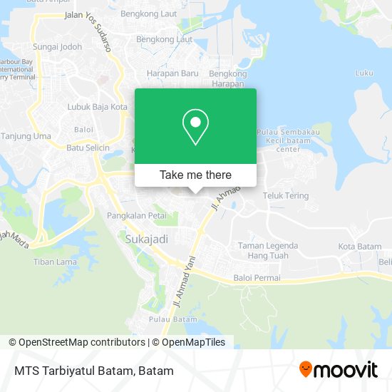 MTS Tarbiyatul Batam map