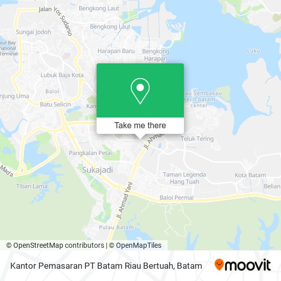 Kantor Pemasaran PT Batam Riau Bertuah map