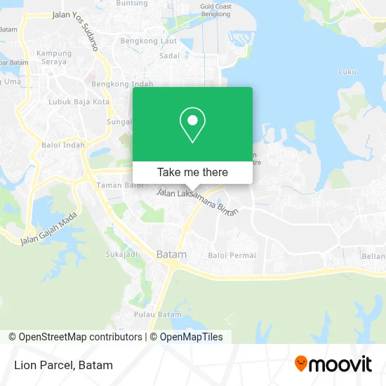 Lion Parcel map