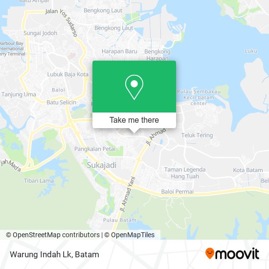 Warung Indah Lk map