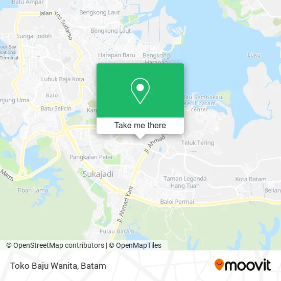 Toko Baju Wanita map