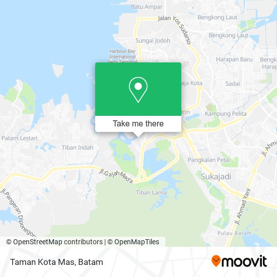 Taman Kota Mas map