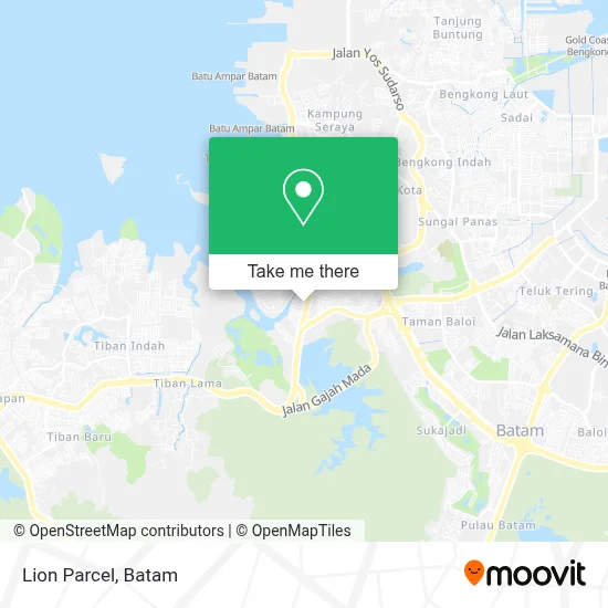 Lion Parcel map