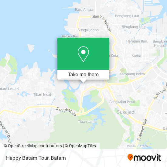 Happy Batam Tour map