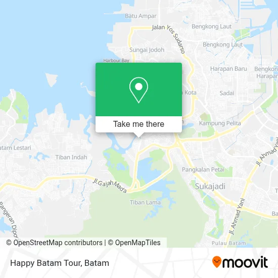 Happy Batam Tour map