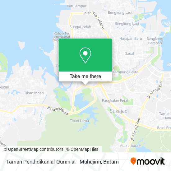 Taman Pendidikan al-Quran al - Muhajirin map