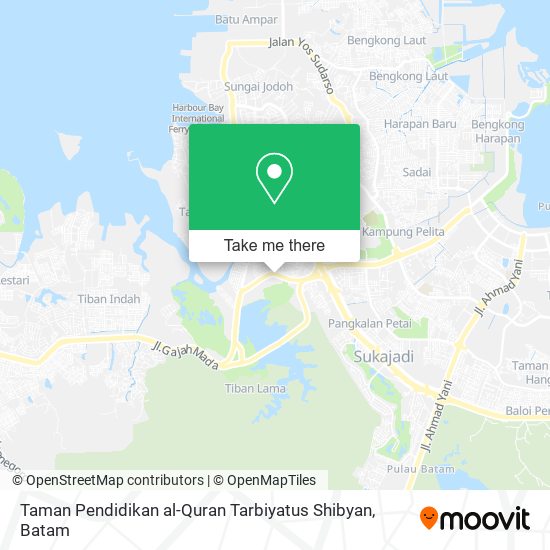 Taman Pendidikan al-Quran Tarbiyatus Shibyan map