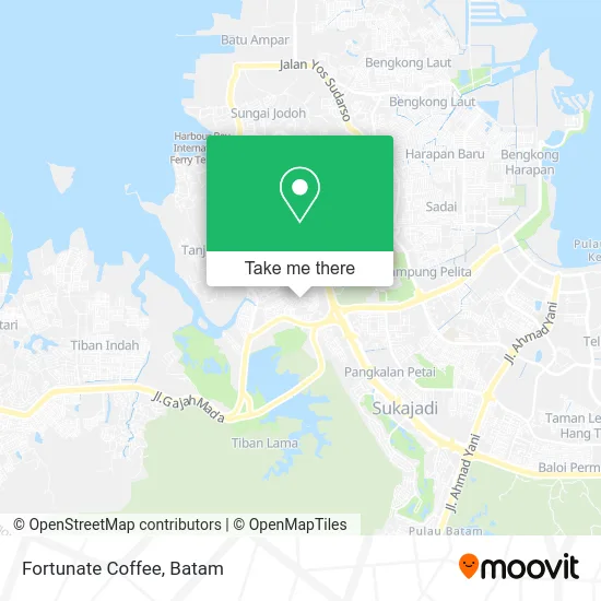 Fortunate Coffee map