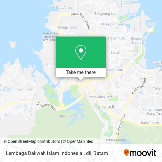 Lembaga Dakwah Islam Indonesia Ldii map