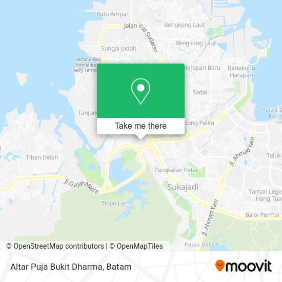 Altar Puja Bukit Dharma map