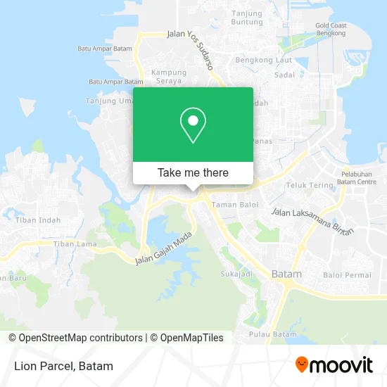Lion Parcel map