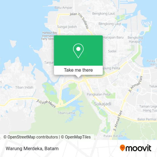 Warung Merdeka map