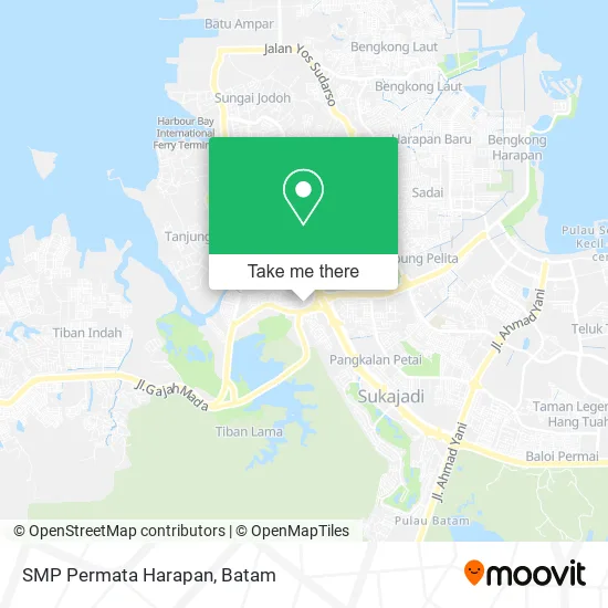 SMP Permata Harapan map