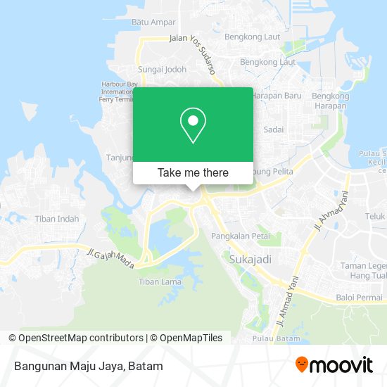 Bangunan Maju Jaya map