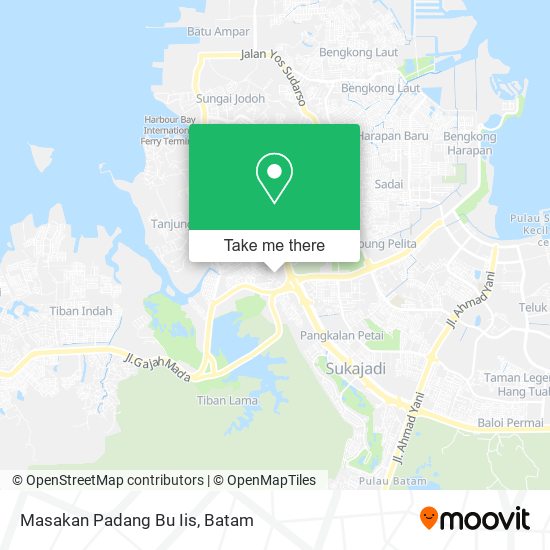 Masakan Padang Bu Iis map