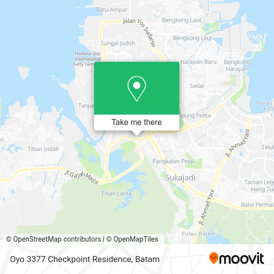 Oyo 3377 Checkpoint Residence map