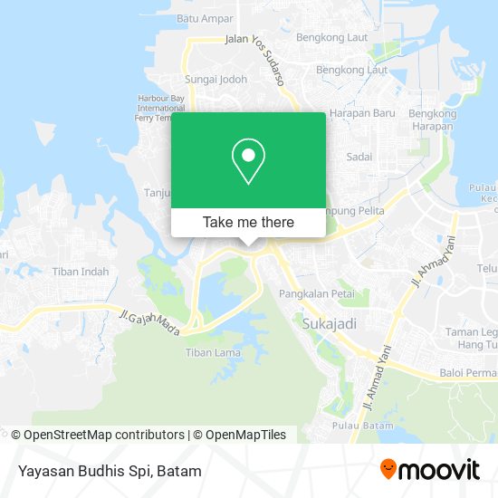 Yayasan Budhis Spi map