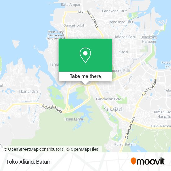 Toko Aliang map