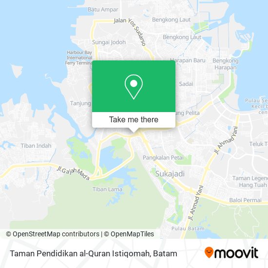 Taman Pendidikan al-Quran Istiqomah map