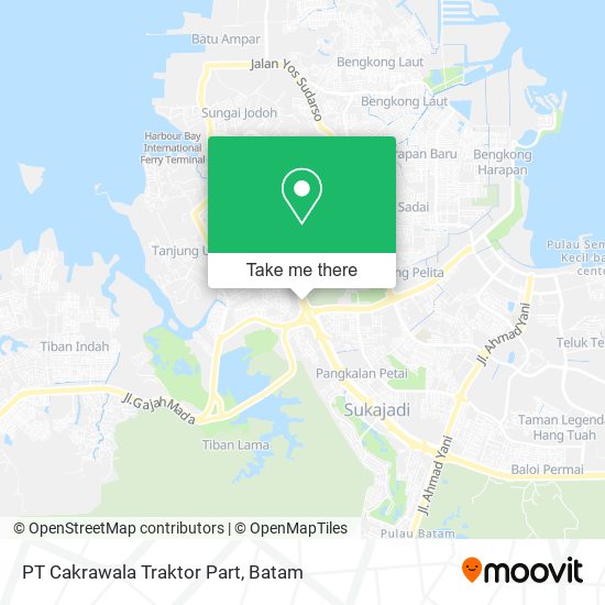 PT Cakrawala Traktor Part map