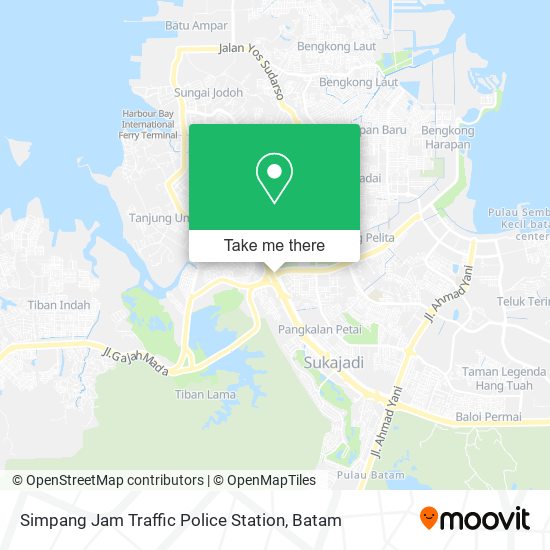 Simpang Jam Traffic Police Station map