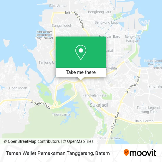Taman Wallet Pemakaman Tanggerang map