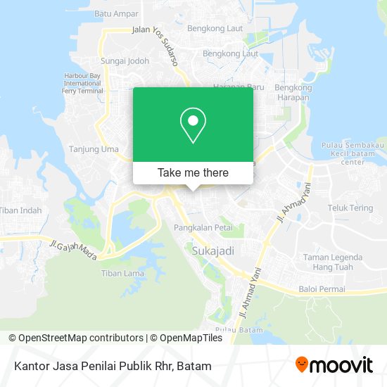 Kantor Jasa Penilai Publik Rhr map