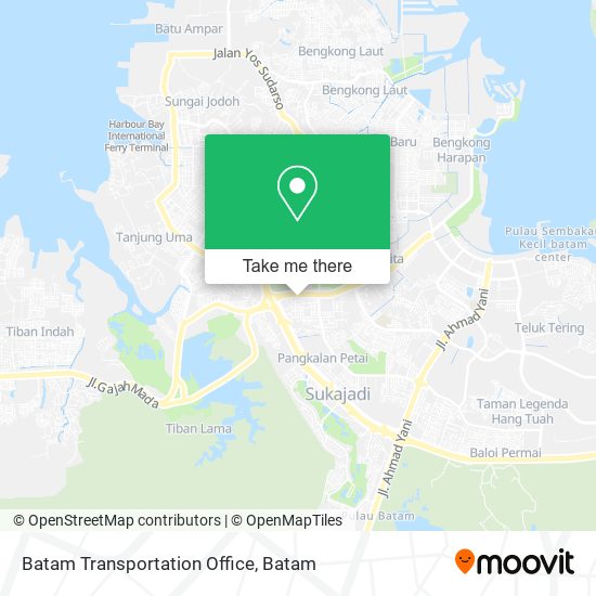 Batam Transportation Office map