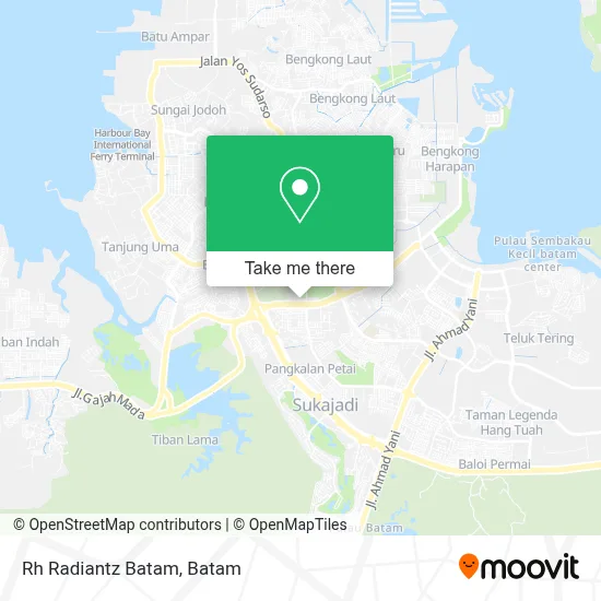 Rh Radiantz Batam map
