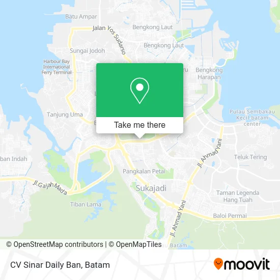CV Sinar Daily Ban map