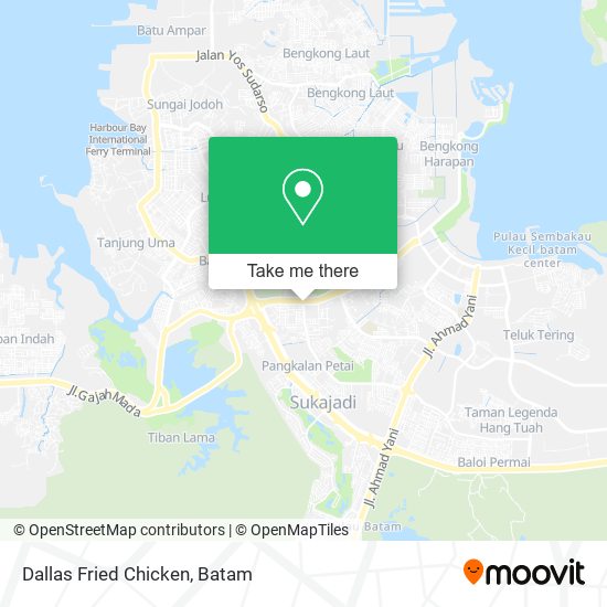 Dallas Fried Chicken map