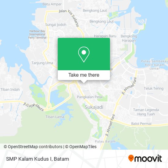 SMP Kalam Kudus I map