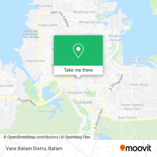 Vans Batam Distro map
