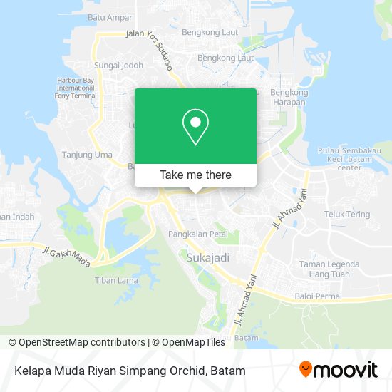 Kelapa Muda Riyan Simpang Orchid map