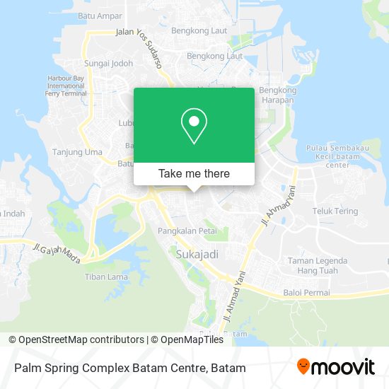 Palm Spring Complex Batam Centre map