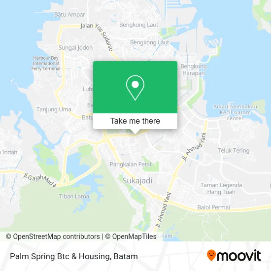 Palm Spring Btc & Housing map