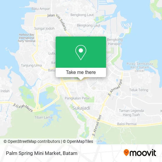 Palm Spring Mini Market map