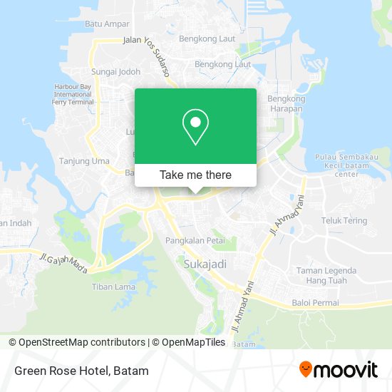 Green Rose Hotel map