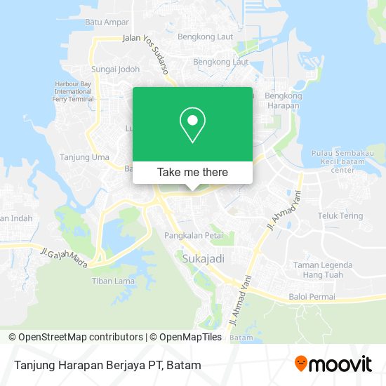 Tanjung Harapan Berjaya PT map