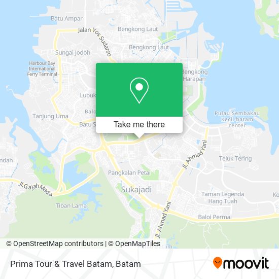 Prima Tour & Travel Batam map